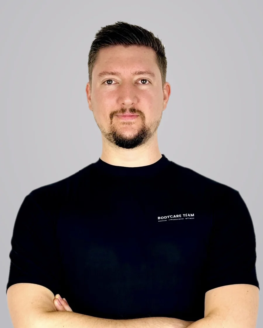 Amadeus – Masseur im BodyCare Studio Heidenheim, spricht Deutsch und Englisch